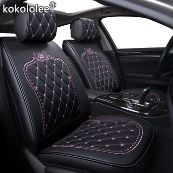 

kokololee pu leather car seat cover For dodge challenger renault fluence bmw x5 e53 x1 toyota car styling auto accessories