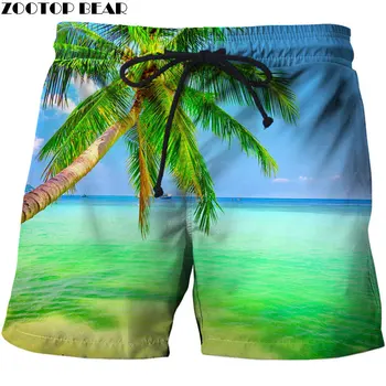 

Palm Tree Green Men 3d Ston Printed Beach Short Men Short 3d Fashion Quick Dry Pant Board men Short Plage DropShip ZOOTOP BEAR