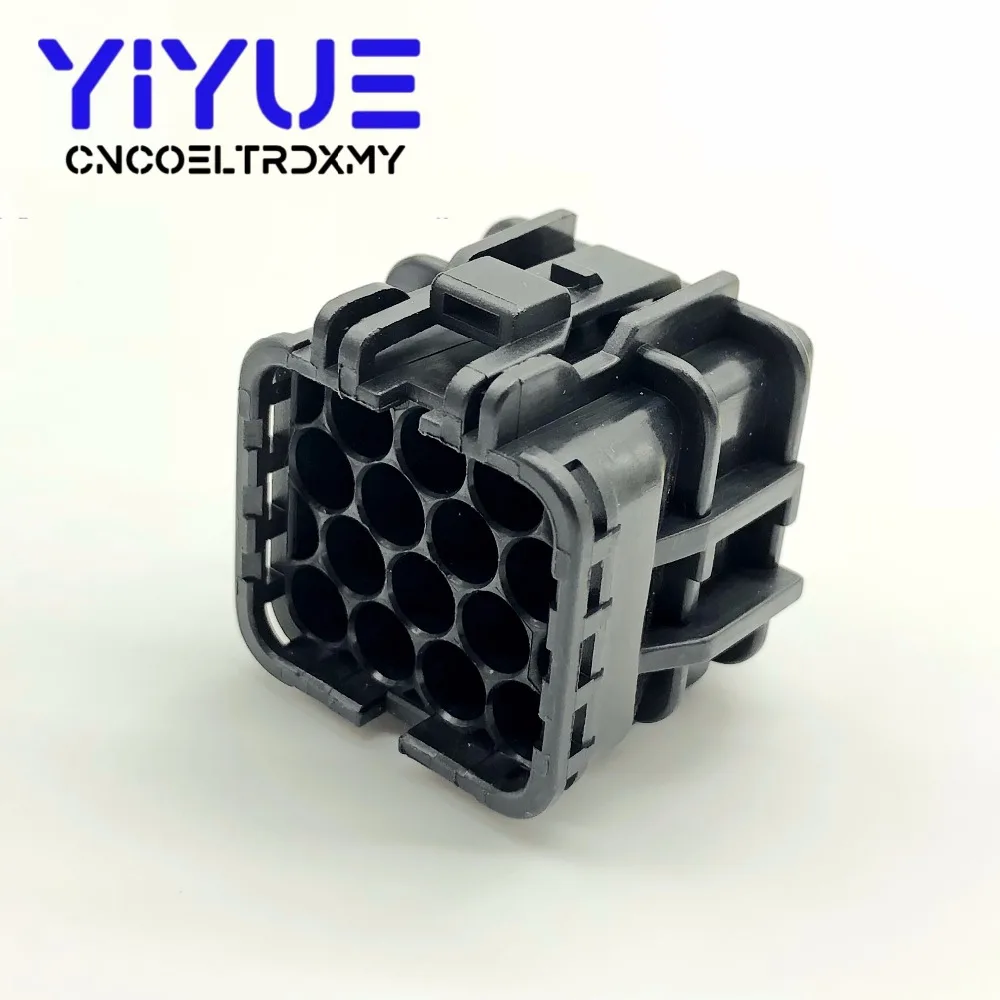 KET 5 Sets 14 Pin black Female Male Waterproof Electrical Wire Connector Plug Auto Connectors (6)