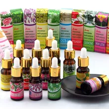 5 шт./партия ароматическое растение водорастворимое эфирное масло, используемое для увлажнителя лампа для ароматерапии, свежий воздух, спокойное Расслабление 10 мл/бутылки