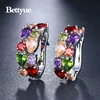 Bettyue – boucles d'oreilles en Zircon brillant pour femmes, bijoux éblouissants, 13 couleurs, cadeau de fête accrocheur ► Photo 3/6