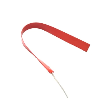 

30*500*1.5mm 230v 105w silicone band heater for pipe 1000mm lead wire come out from middle of 30mm side