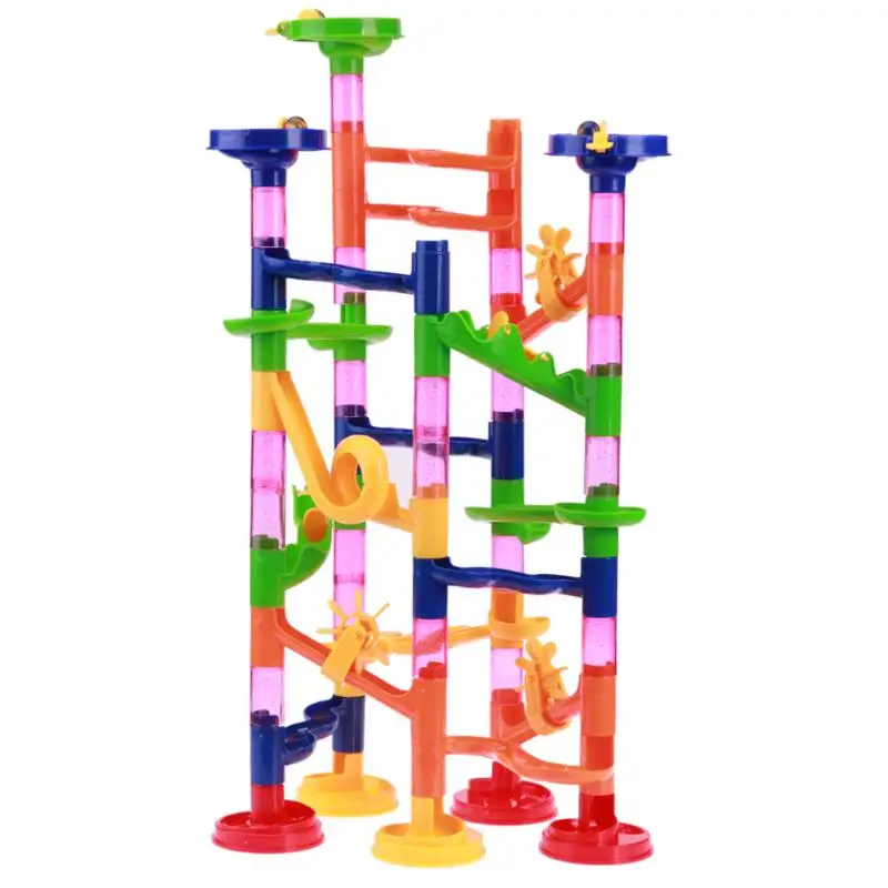 DIY Construction Marble Race Run Maze Balls Pipeline Type Track Building Blocks Baby Educational Block Toy For Children baby-building-blocks : image DIY Construction Marble Race Run Maze Balls Pipeline Type Track Building Blocks Baby Educational Block Toy For Children baby-building-blocks