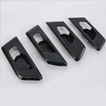 

car styling 4 PCS interior Decoration Car Inside Door Handle Cover Plate Panel Trim Sticker FIT for Honda CRV CR-V 2017 2018 crv
