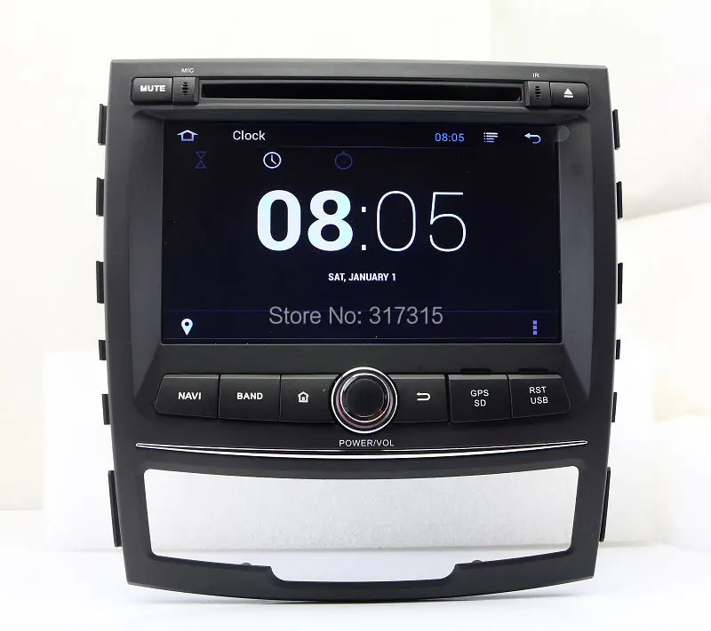 Best Android 5.1 Car DVD Player for Ssangyong Korando 2010 2011 2012 2013 with GPS Navigation Radio BT USB DVR WIFI Stereo Audio 2