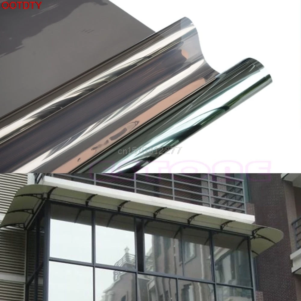 Popular Mirror Film For Walls-Buy Cheap Mirror Film For Walls Lots wall sticker 50cm x 2M Window Film One Way Mirror Solar Reflective Insulation Silver Stickers # - Popular Mirror Film For Walls-Buy Cheap Mirror Film For Walls Lots