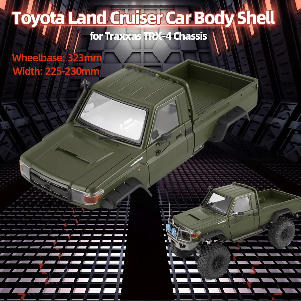 Killerbody LC70 RC корпус автомобиля Комплект для 323 мм Колесная база Traxxas TRX-4 шасси 1/10 Toyota Land Cruiser 70 Hoting