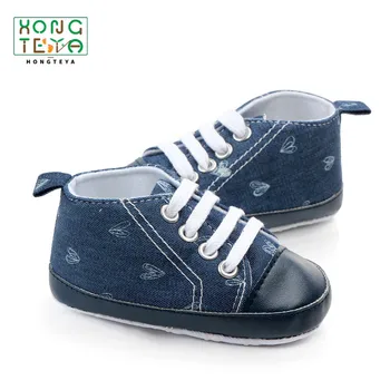 

Canvas Classic Sports Sneakers Newborn Baby Boys Girls First Walkers Shoes Infant Toddler Soft Sole Anti-slip Baby Shoes