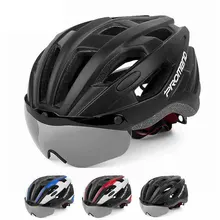 Очки велосипедные шлемы прочные интегрально формованные сверхлегкие магнитные MTB езда по горной дороге велосипедные шлемы с солнцезащитными очками