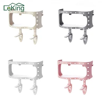 

LeKing Multi-functional PP Hanging Wall Storage Rack Closestool Sundries Toilet Debris Storage Shelf Holder Bathroom Accessories