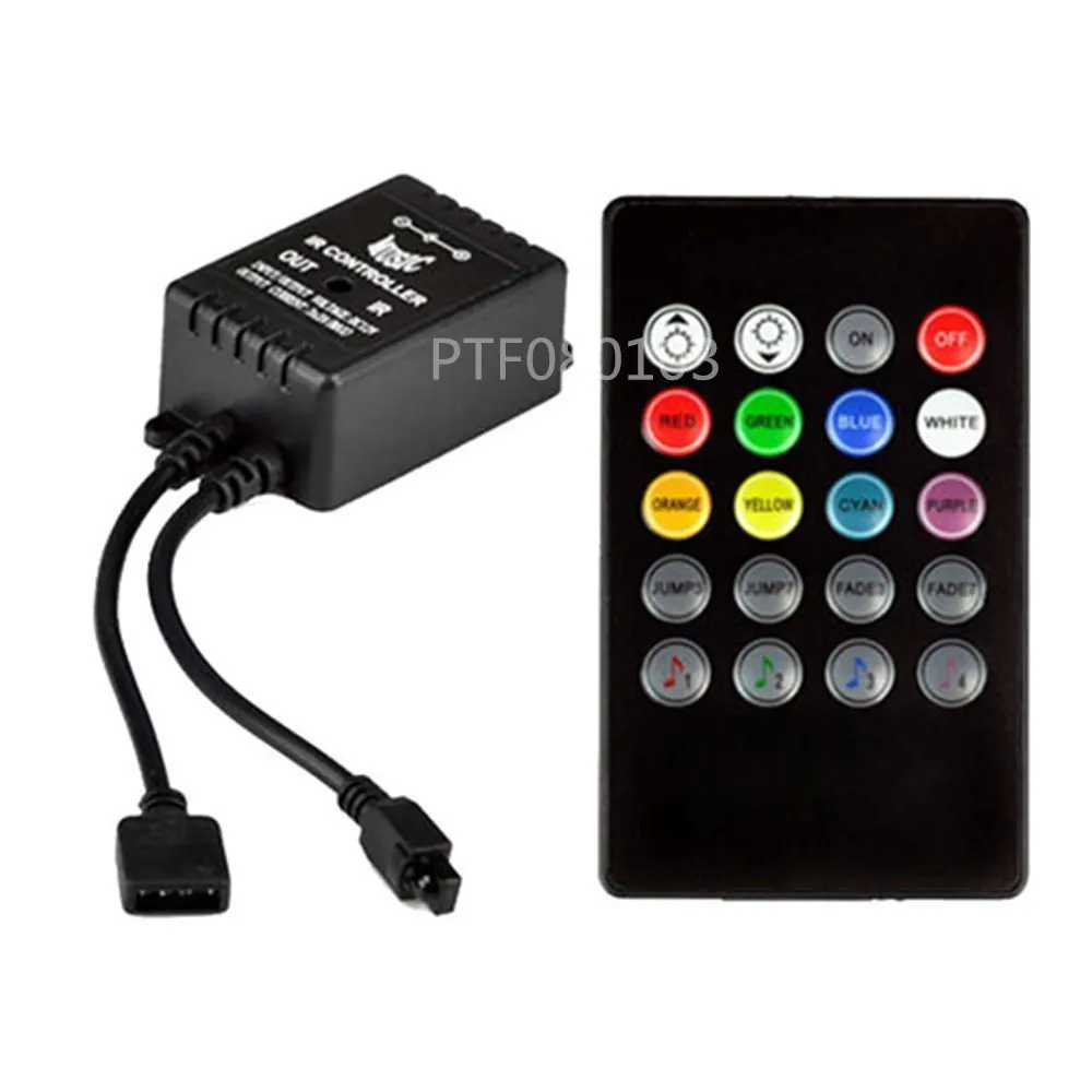 LED Music IR Controller 20key Remote Sound Sensor withut battery For