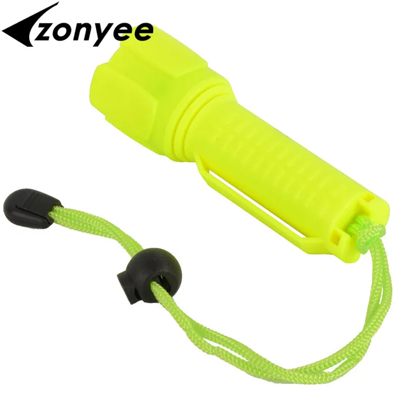 

Zonyee Diving Flashlight Waterproof Underwater Torch Light Lamp Swimming Hunting Lighting 3A Battery Flashlight for diving