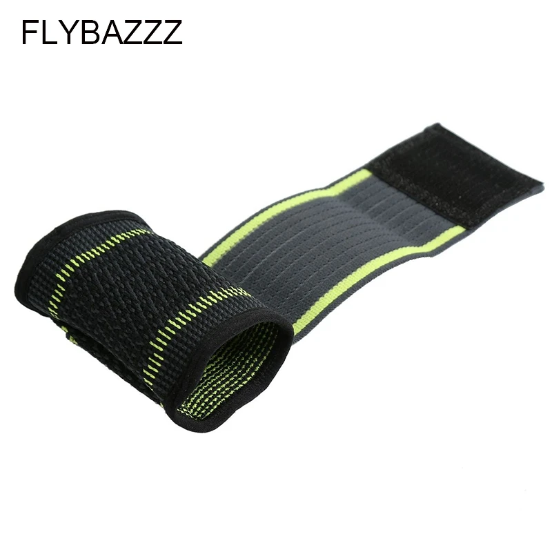 FLYBAZZZ Elastic Palm Wrap Wrist Hand Brace Support Sleeve Band Sports Safety Gym Training Guard Stripe Bandage Wrist Support(9)