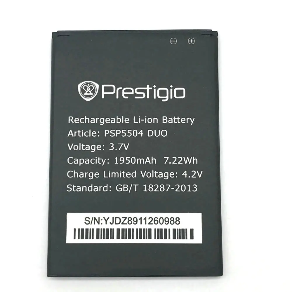 

1Pcs High Quality New Original 1950mah Battery for Prestigio MultiPhone PSP5504 DUO 5504 Mobile Phone in stock + Track Code
