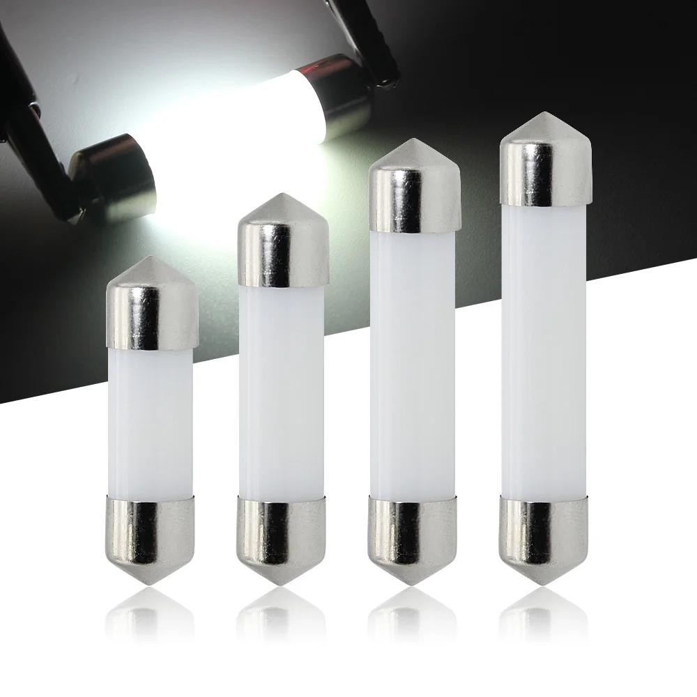 

ANBLUB 31mm 36mm 39mm 41mm Super Bright COB LED Festoon Car Lights 12V Auto Interior Reading Dome Lamp Pure White Car Styling