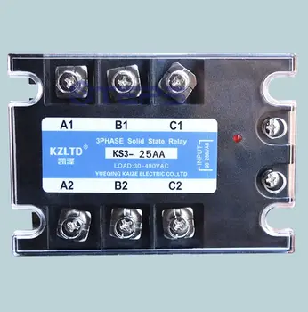 

Three-phase solid state relay 25A AC to AC non-contact state relay 110V220V380V