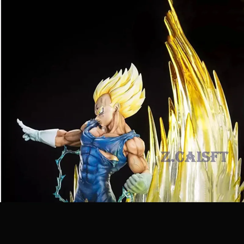 20,47 "Статуя Dragon Ball Z Saiyan бюст Вегета 1:4 полноразмерные Длина Портрет с светодиодный свет анимационная фигурка GK Коллекционная модель игрушка