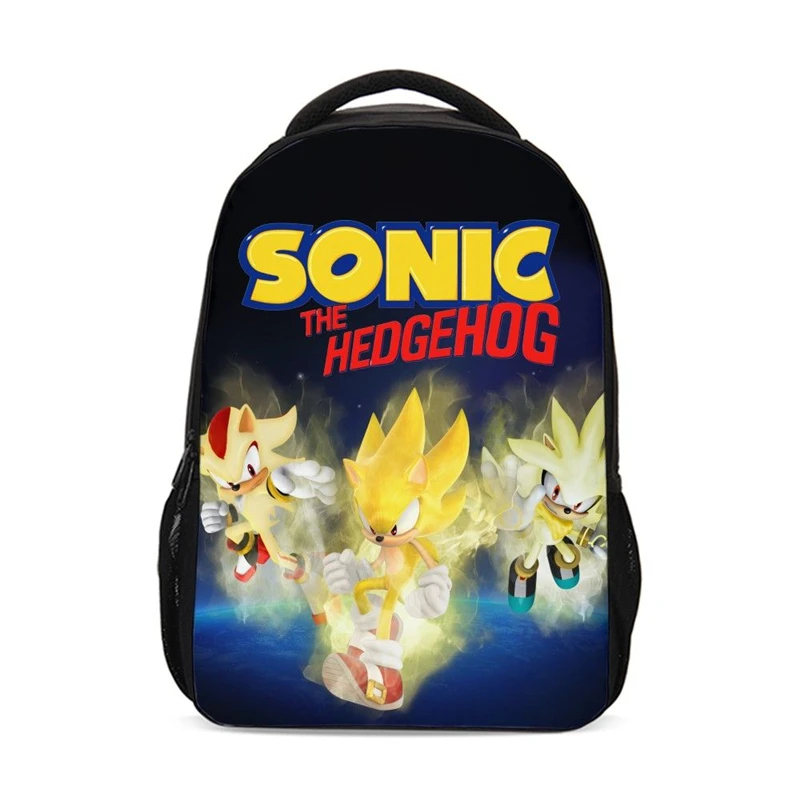 Индивидуальные школьные ранцы Sonic школьный рюкзак для девочек и мальчиков