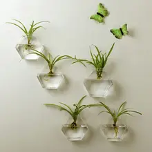 Модная подвесная стеклянная ваза цветочный горшок Террариум контейнер домашний сад Декор