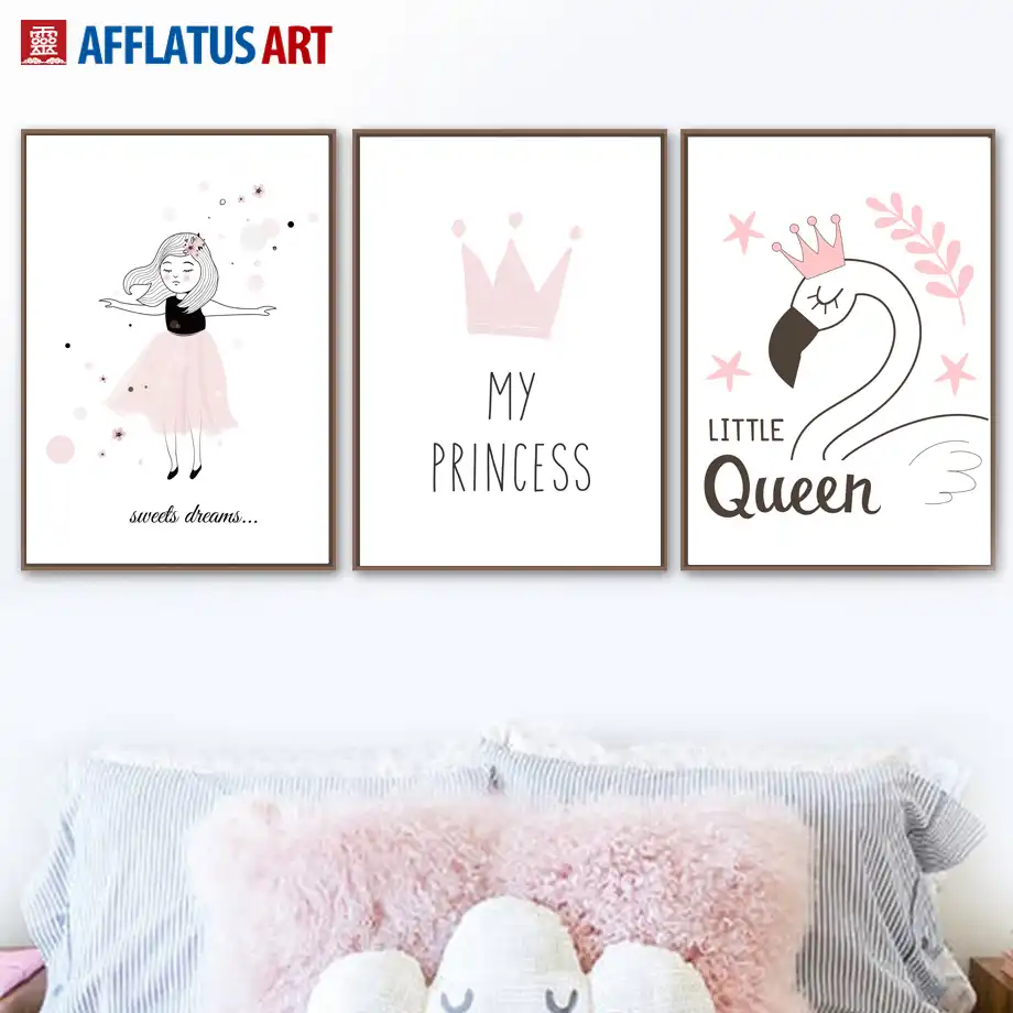 prints for little girl room