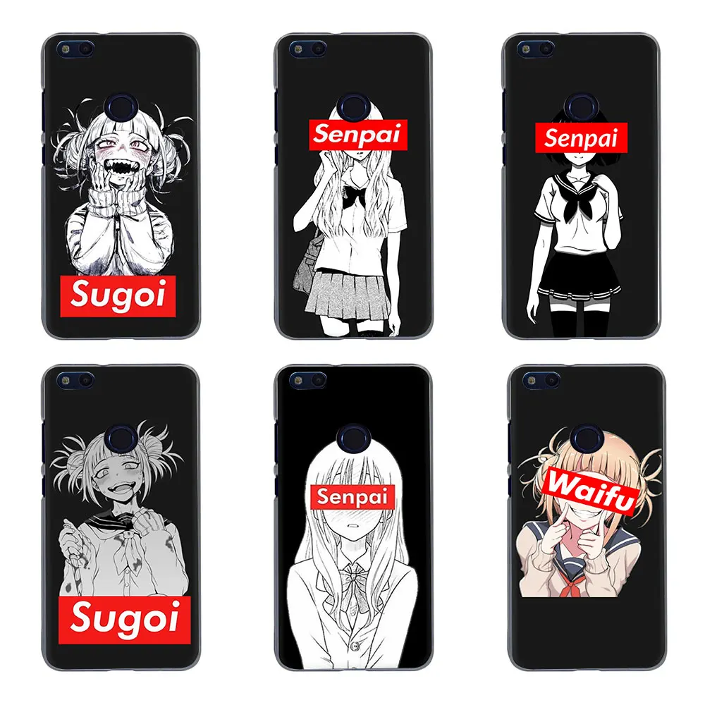 Sugoi Senpai аниме waifu жесткий чехол для телефона Huawei Honor 20 Play 6 7 8 A C Pro 2 ГБ/3 ГБ 7C 5.99in 9 10 X