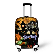 FORUDESIGNS дизайн чехлы ведьмы Хэллоуин багажные Чехлы 18-28 дюймов толстые эластичные Чехлы для чемодана пылезащитные чехлы