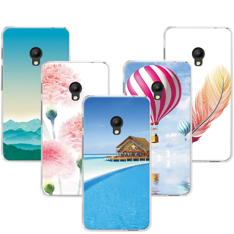 Мягкий чехол для телефона из ТПУ с экзотическим природным пейзажем Alcatel Pixi 4 (5) 5045