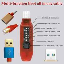 Все кабель запуска (легко переключение) Micro USB RJ45 все в одном многофункциональный кабель запуска кабель edl