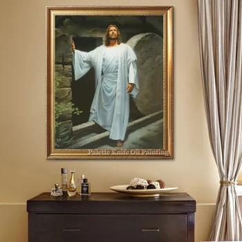 

Jesus Christ Jesus Canvas Posters and Prints Wall Art Pictures for living room Home Decor cuadros decoracion Oil painting 29