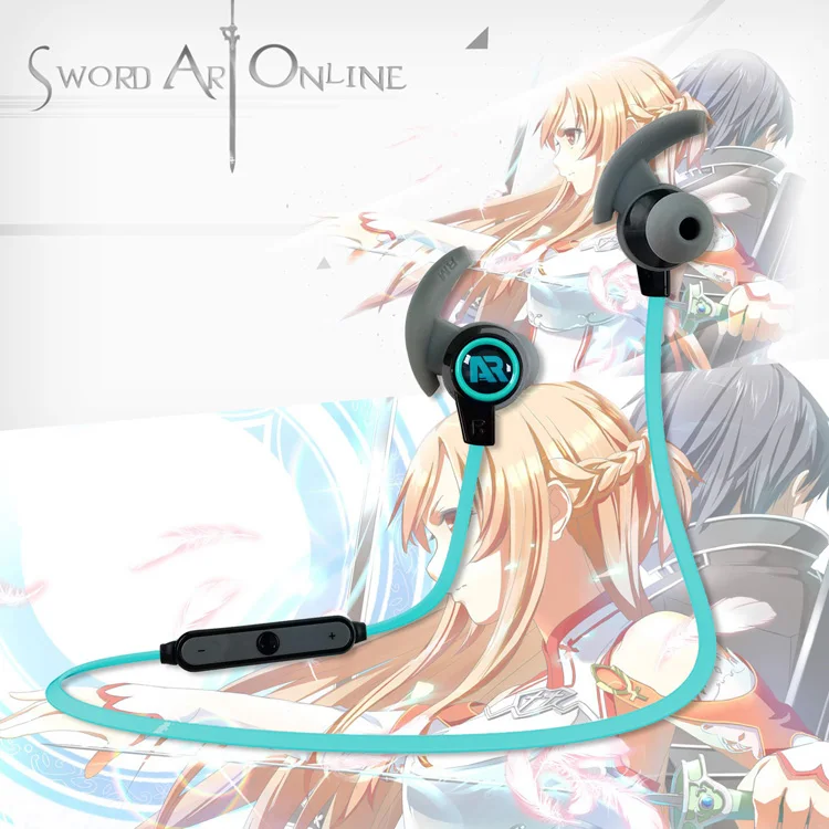 Аниме Sword Art Onli Bluetooth наушники спортивные Bluetooth наушники беспроводные наушники вкладыши