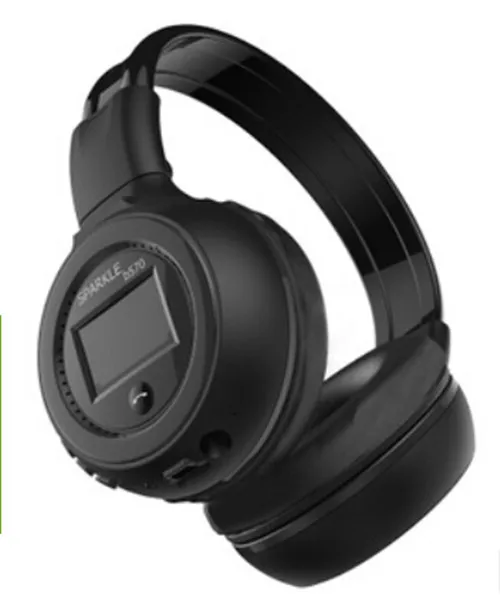 Цифровые беспроводные bluetooth наушники Zealot MP3 FM SD стерео музыкальный плеер слот для