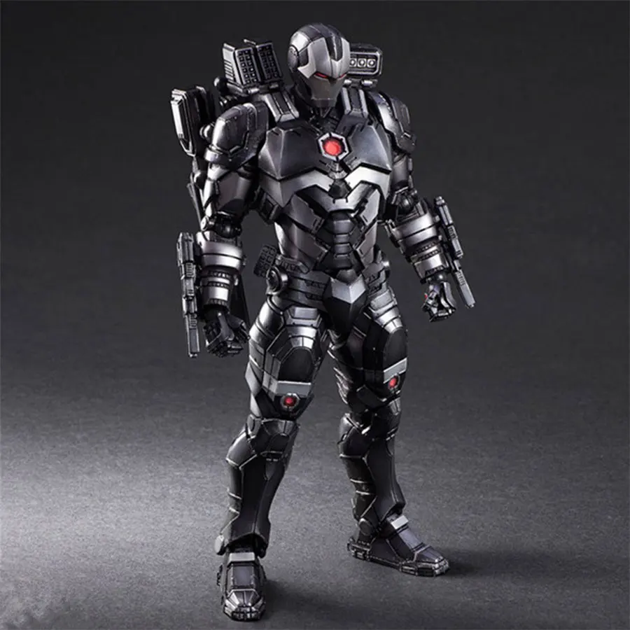 

Play Arts 27cm KAI iron Man II James Rhodes PVC Action Figure Joint movable War Machine Model Collection Toys Christmas gifts