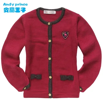 

Girl Spring and Autumn Sweater Cardigan Sweater Long-sleeve Basic Shirt Sweatercoat Woolen Knitwear Pullover for Girls Kids