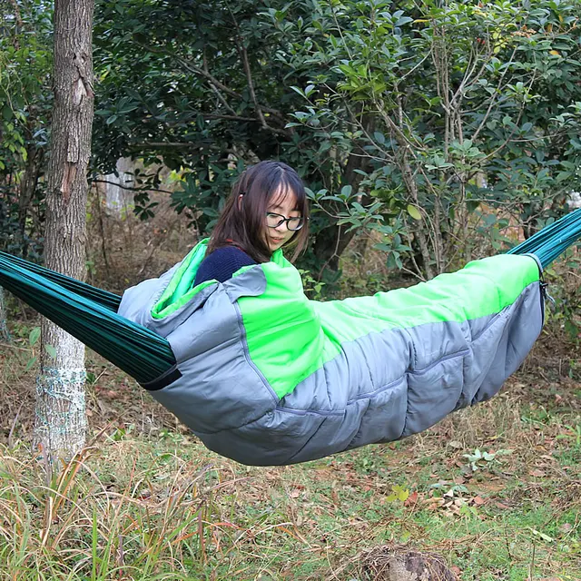 Hammock Sleep Bag Hammock Cover Adult Outdoor Room Single Person In Hammock Sleep Bag Hammock Cover adult outdoor room Single Person in autumn and winter thickened warm camping trip Sleeping bag - Hammock Sleep Bag Hammock Cover Adult Outdoor Room Single Person In