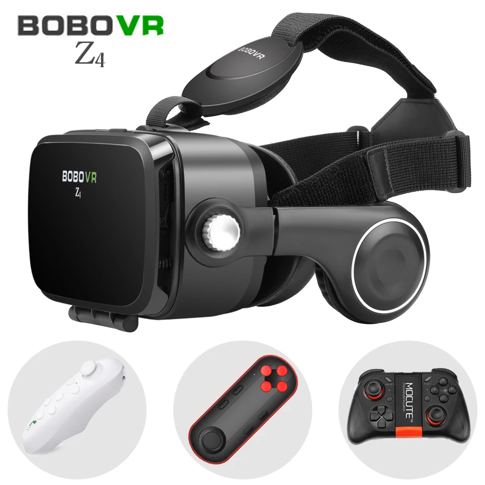 BOBOVR VR Z4 3D очки Очки виртуальной реальности google cardboard BOBO BOX 2 0 с гарнитурой для 4 3 6