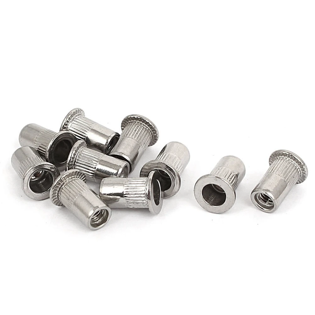 M3 Thread 304 Stainless Steel Rivet Nut Insert Nutsert 10pcsin Nuts