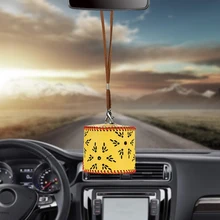 Автомобиль кулон Nano угольный мешок украшение орнамент освежитель воздуха Авто Зеркало заднего вида декор дом очистить воздух мешок подарков