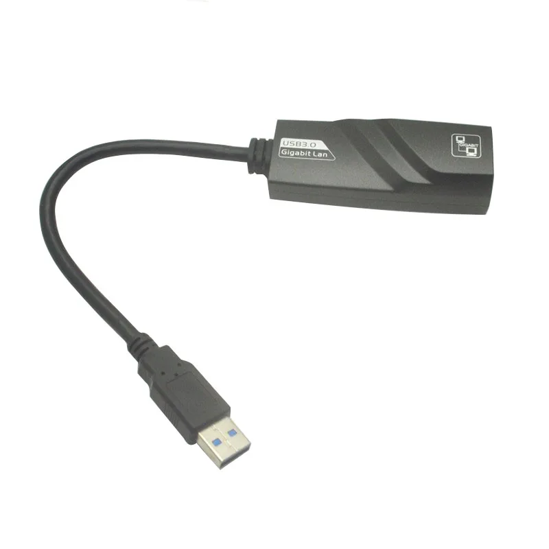 Chielecna Новое поступление подключаемый к 10/100/1000 Мбит/с Gigabit Ethernet RJ45 Сеть USB 3,0 адаптер карты для ipad