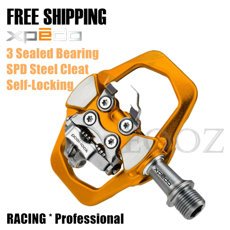 

Genuine Xpedo MTB Bike Pedal Self-Locking 3 Bearing Pedal XCF12AC