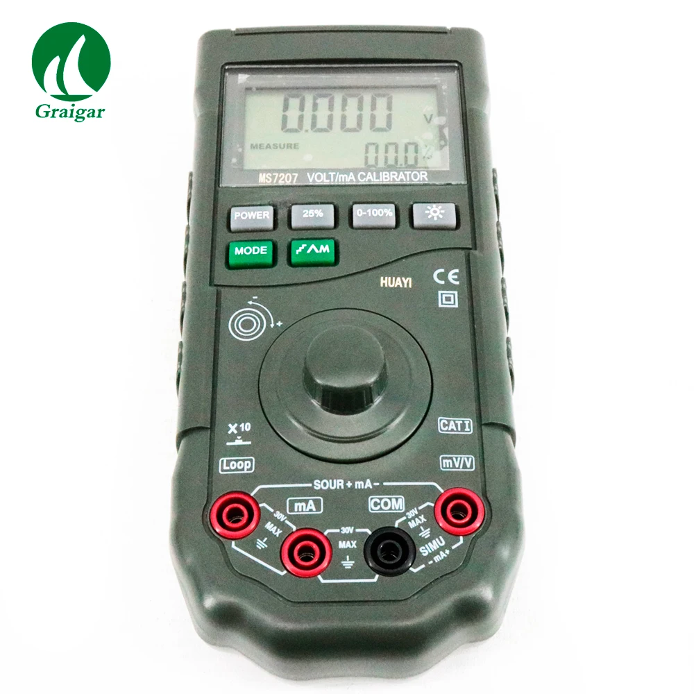 

MS7207 Volt/mA High Accuracy Digital Loop Calibrator Process Calibrator