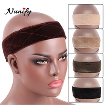1 шт. разноцветная повязка под парик бренд Nunify бархатная головная повязка дополнительная удерживающая мягкая удобная повязка на голову для мытья головы