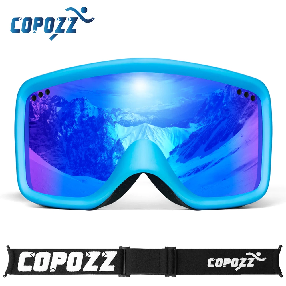 COPOZZ Anti Fog Ski Goggles Kids Winter Ski Snowboard Snow Goggles