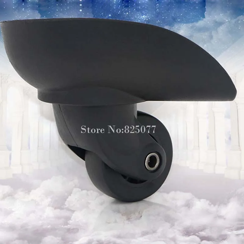 1 Pair Black Travel Bags Replacement Luggage Suitcase Wheels Left&Right