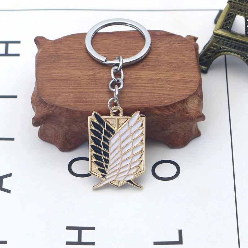Attack-On-Titan-Keychain-Shingeki-No-Kyojin-Anime-Cosplay-Wings-of-Liberty-Key-Chain-Rings-For