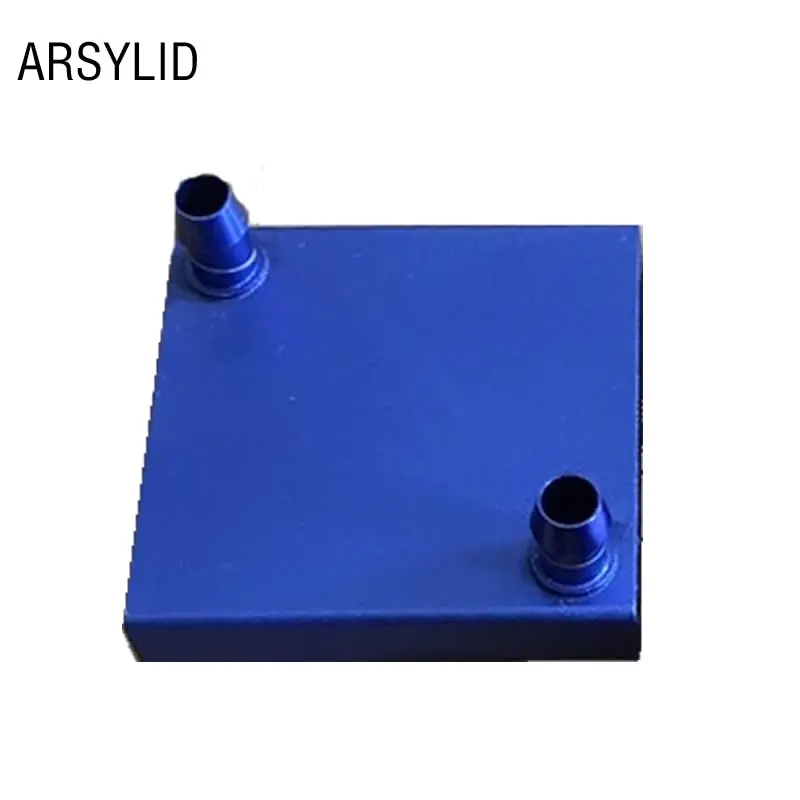 

Aluminium Water Cooling Block 40*40 61*61mm Heatsink Block Waterblock Liquid Cooler For computer CPU GPU North or South Bridge
