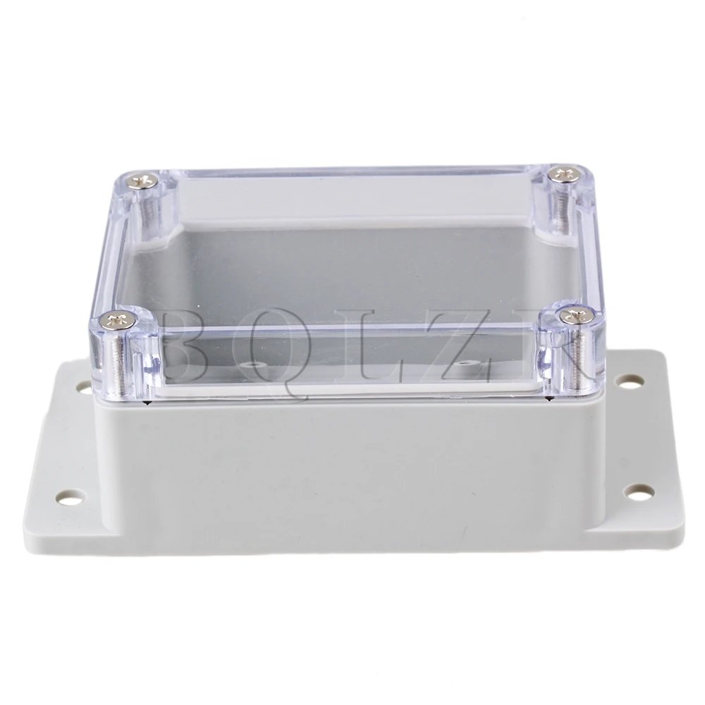 

BQLZR Waterproof Junction Electric Box Transparent Lid Plastic 1.32x6.8x5cm