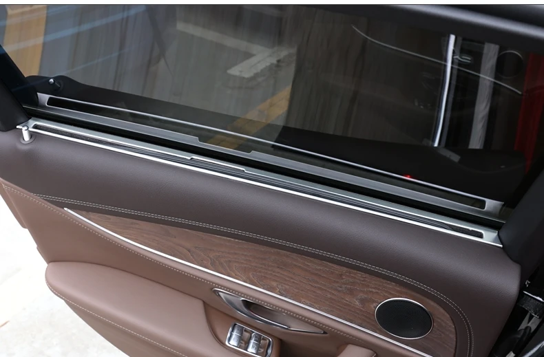 Для Mercedes Benz E Class w213 E200 E300 E320- Автомобильная внутренняя задняя занавеска бокового окна, накладка в полоску, автомобильные аксессуары