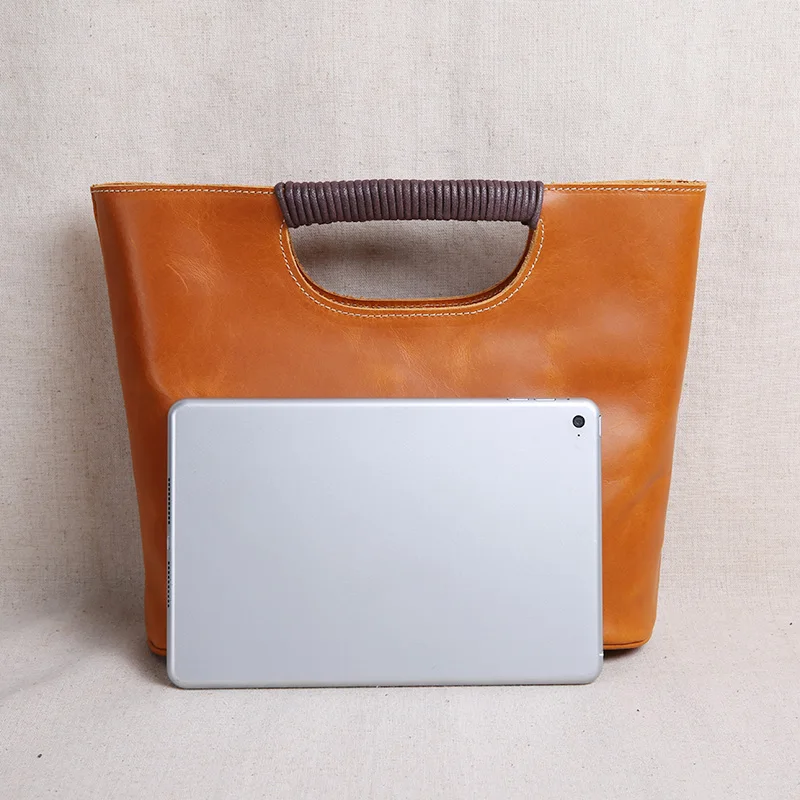 AETOO Leather handmade women's bag, stylish leather one-shoulder slanted bag, handbag