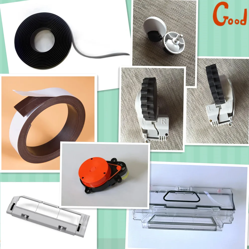 

Virtual Magnetic wall wheel LDS dust box for XiaoMi Mijia Mi home Roborock MI Sweeping Robot Smart Cleaner parts Replacement