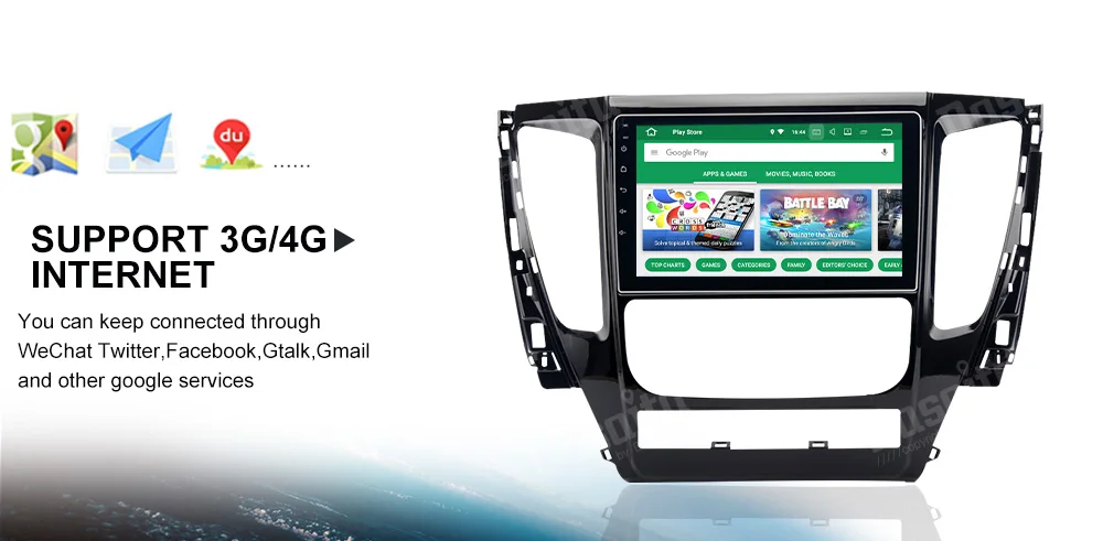 Best Dasaita 9" Android 8.1 Car GPS Player Navi for Mitsubishi Pajero Sport 2017 with 2G+16G Quad Core No DVD Radio Multimedia 20 Best Dasaita 9" Android 8.1 Car GPS Player Navi for Mitsubishi Pajero Sport 2017 with 2G+16G Quad Core No DVD Radio Multimedia 20